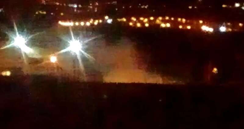 Imagen captada por Antonio Galván esta madrugada/TA.